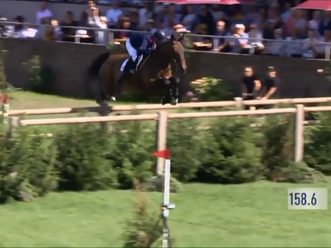 Holly Smith first round in the Al Shira'aa Hickstead Derby 2018