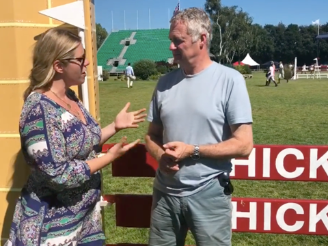 Rory Bremner at Hickstead
