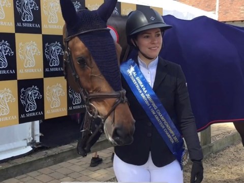 Interview Alice Clennan with Henry W, winners of the HY Equestrian British 1.10m Amateur Championship