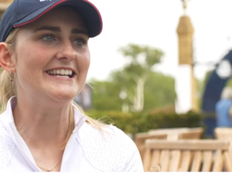 Jodie Hall McAteer ahead of the FEI Longines Nations Cup