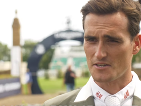 Olivier Philippaerts ahead of the FEI Longines Nations Cup