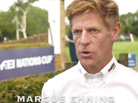 Marcus Ehning ahead of the Longines FEI Nations Cup